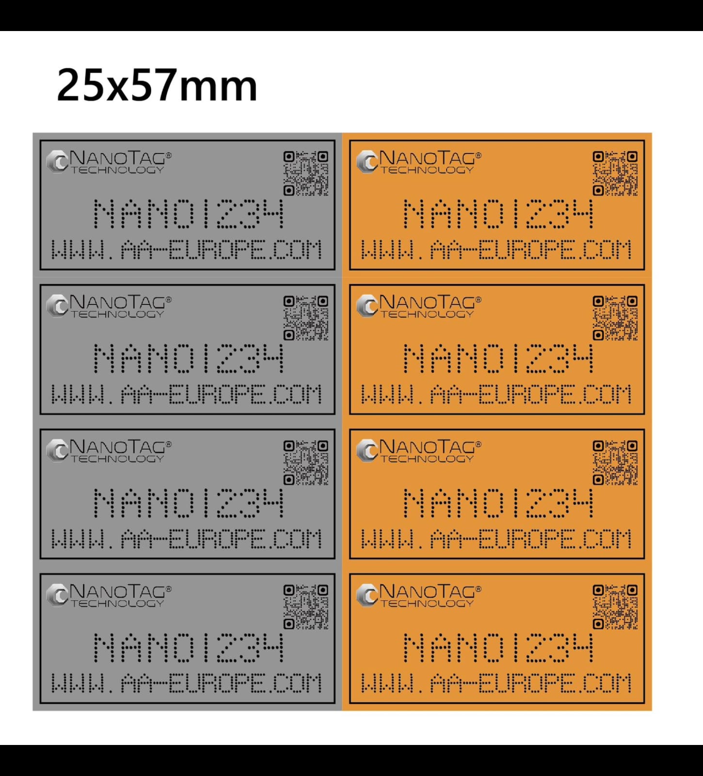 Etch Identification Label